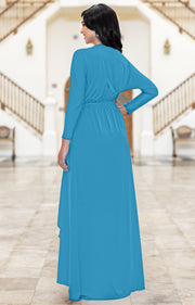 EMILY - Formal Modest Maxi Dresses Gowns Office Work Church