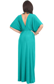BRIELLE - Sundress Holiday Vacation Maxi Dress Gown Travel Cruise Sun