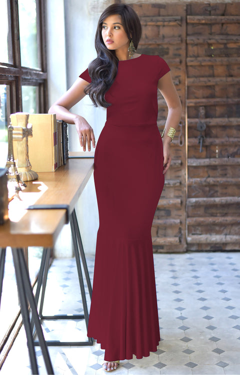 ASHLEY - Long Wedding Maxi Dresses Plus Size Stewart Formal – GCGme