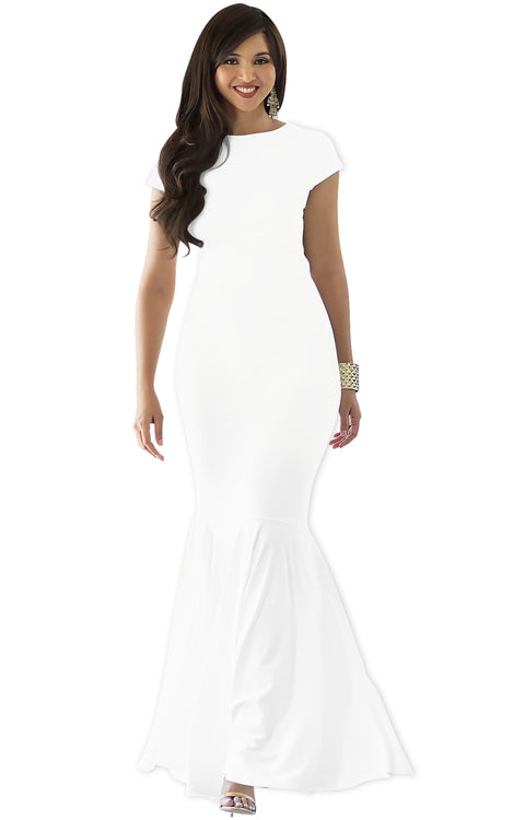 ASHLEY - Long Wedding Maxi Dresses Plus Size Stewart Formal