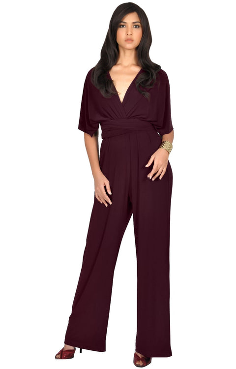 MARISOL - Convertible Wrap Jumpsuit Romper Cocktail Sexy Party Evening