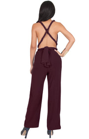 MARISOL - Convertible Wrap Jumpsuit Romper Cocktail Sexy Party Evening